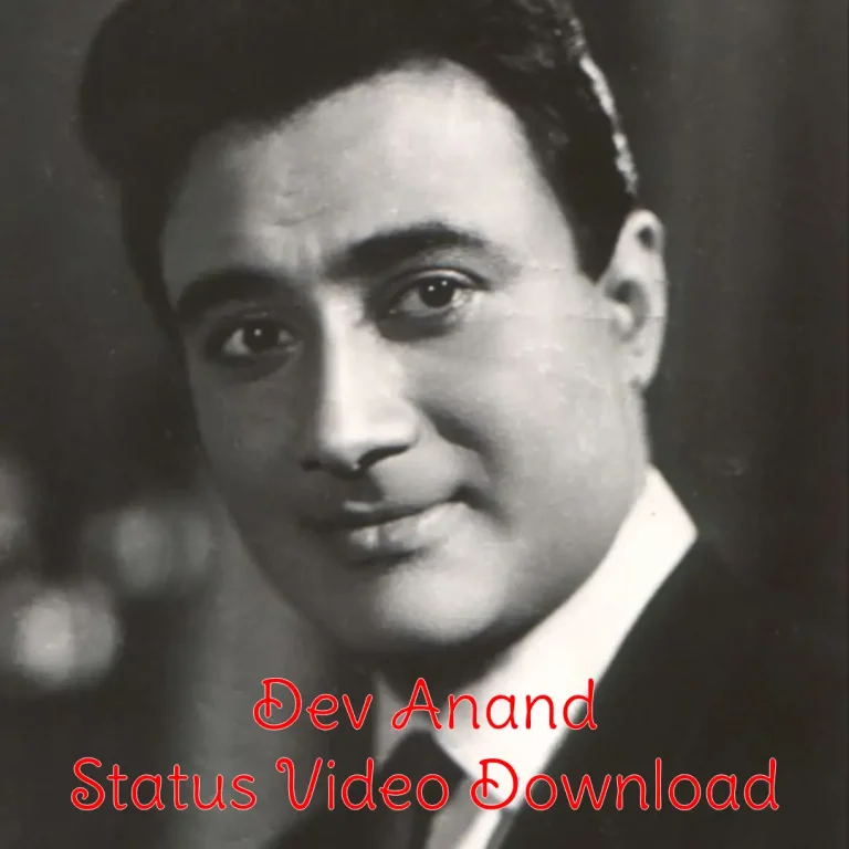 Dev Anand WhatsApp Status Video Download